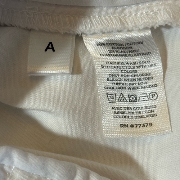 Ann Taylor Cream Wide Leg Pants with Button Accents - Picture 3 of 6